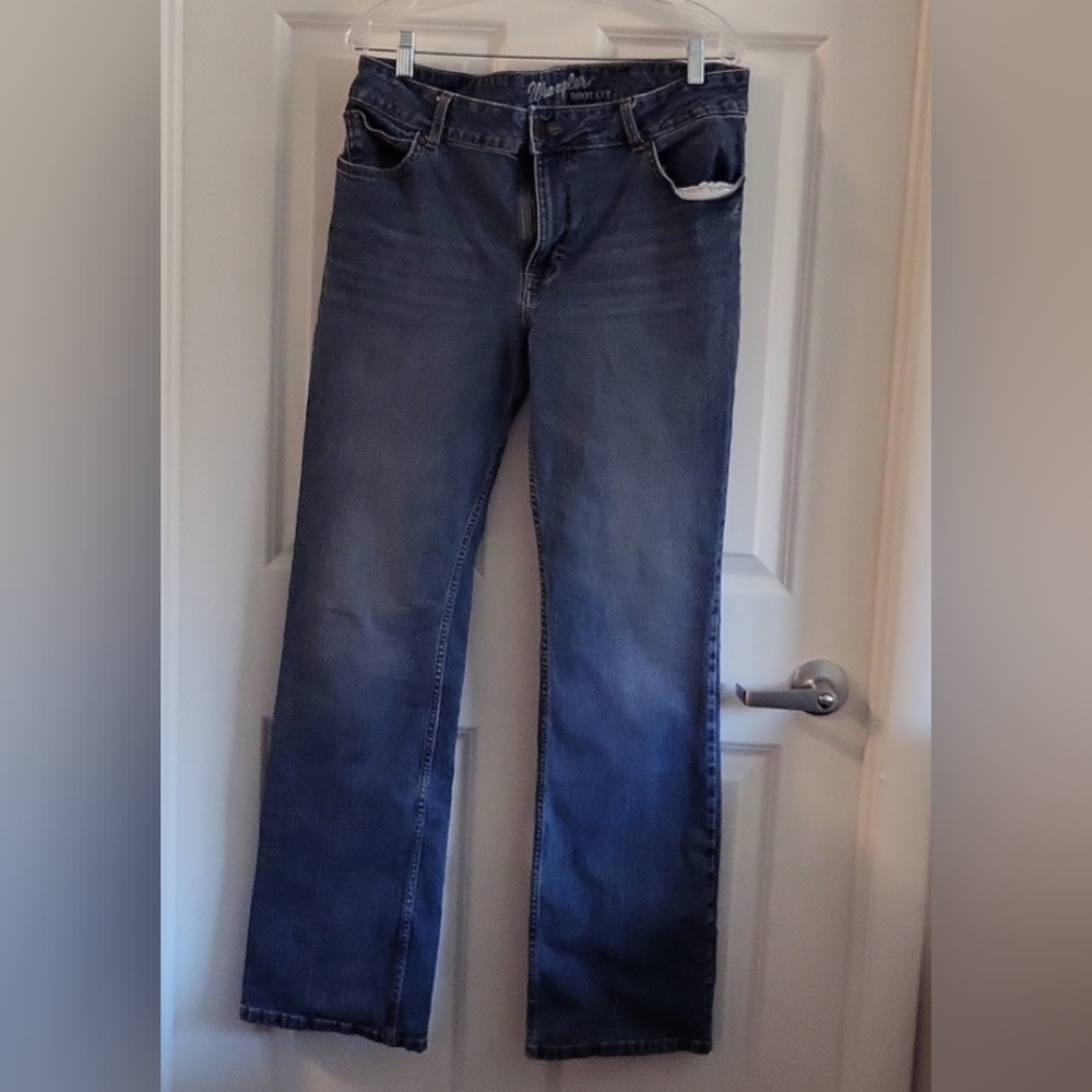 Wrangler boot cut ladies jeans 15/34